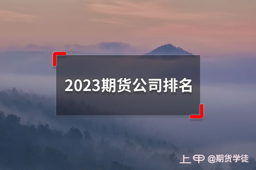 期货公司排名(2023年中国十大期货公司排名)