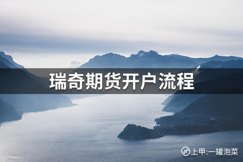 瑞奇期货公司怎么开户？瑞奇期货公司开户流程