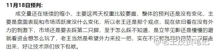 2023年11月20日股市分析及11月21日行情预判