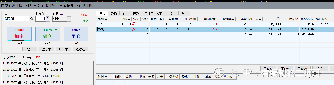 期货小散两万元实盘展示