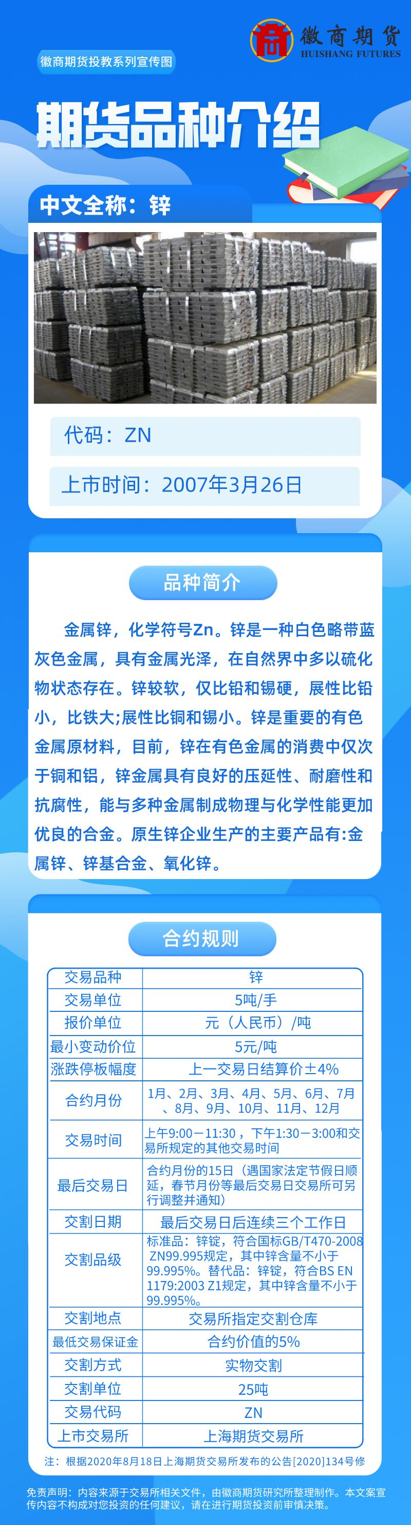 锌